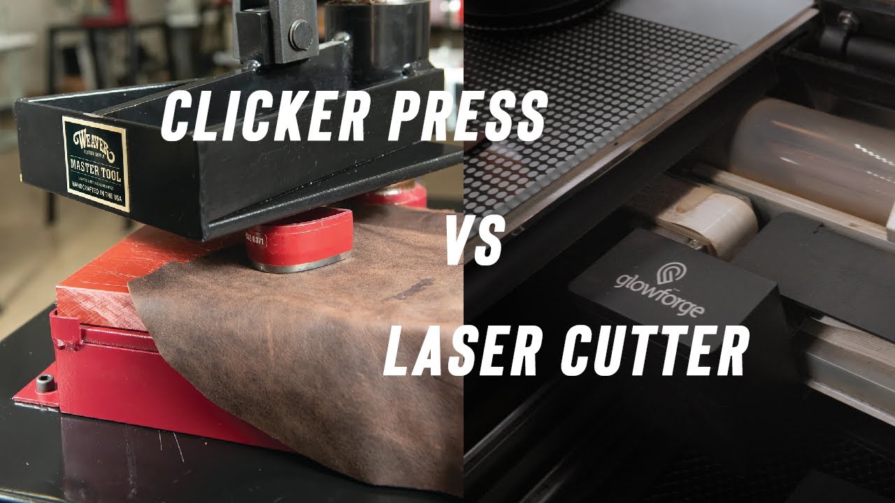 Clicker Press vs Laser Cutter for Leathercraft
