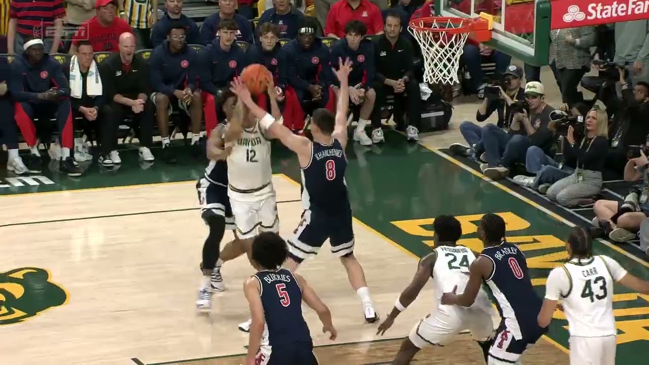 Baylor Basketball (M): Highlights vs. Arizona | February 24, 2026