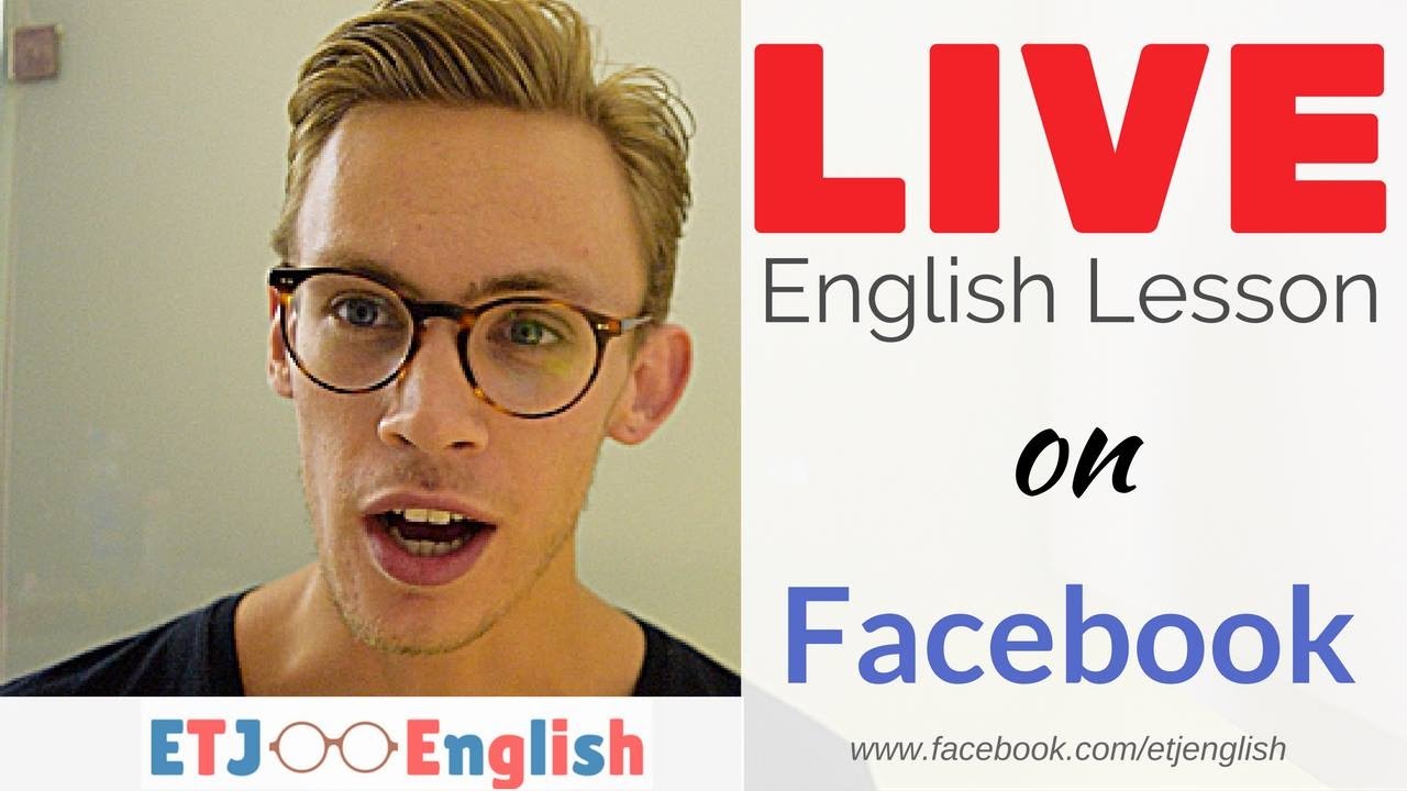 Live English lesson with ETJ English! the ways to pronouce english words corectly