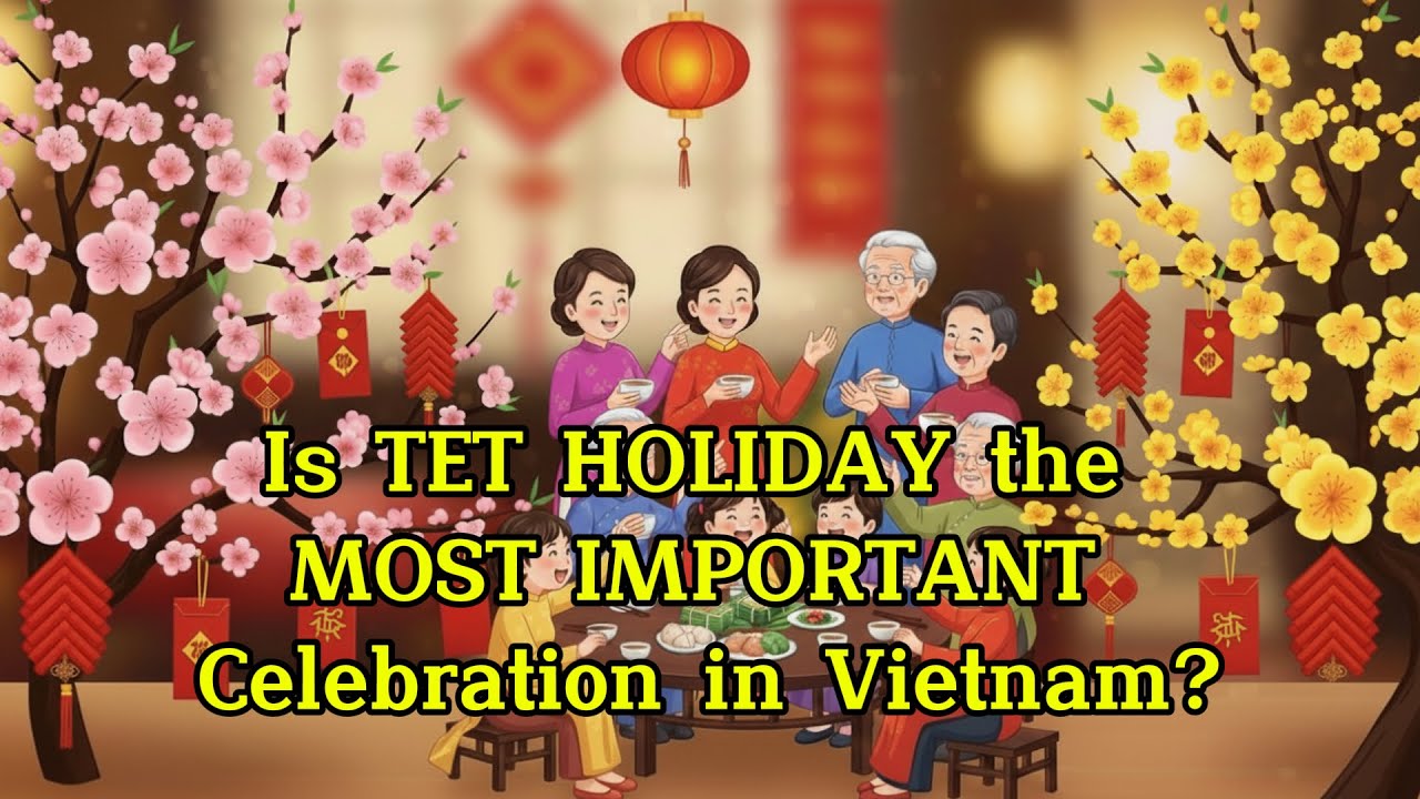 TET HOLIDAY EXPLAINED: The Beautiful Story of Vietnamese Lunar New Year (Easy English)