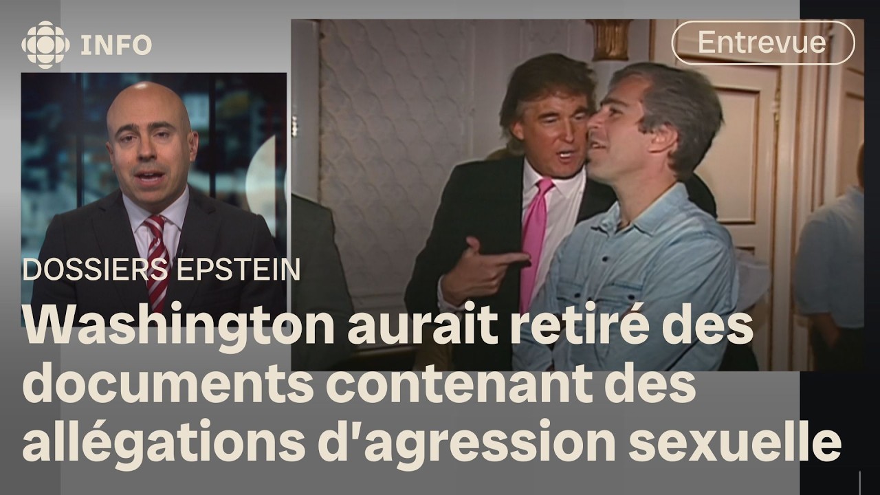 Des fichiers sur Trump retirés du dossier Epstein : entrevue avec Rafael Jacob | Isabelle Richer