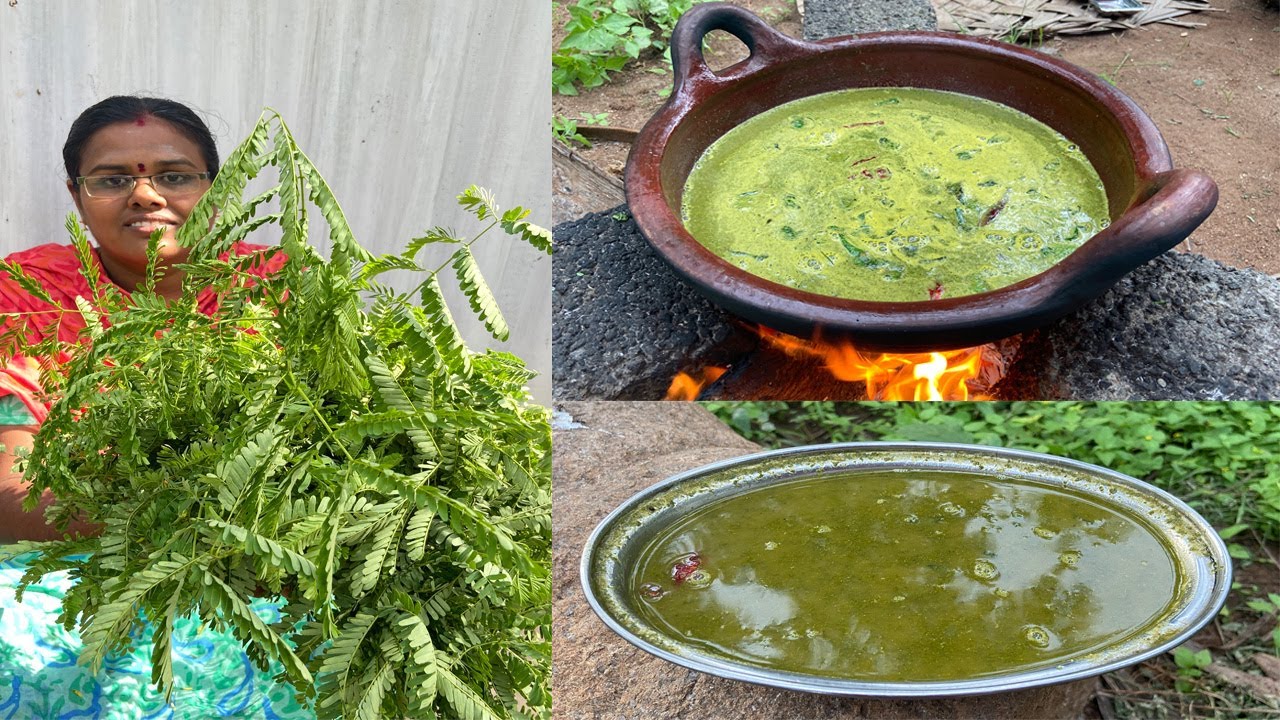 என் அம்மா சொல்லி கொடுத்த வாதநாராயணி தழை (இலை) ரசம் I Healthy Village Herbal Rasam Recipe I FMF
