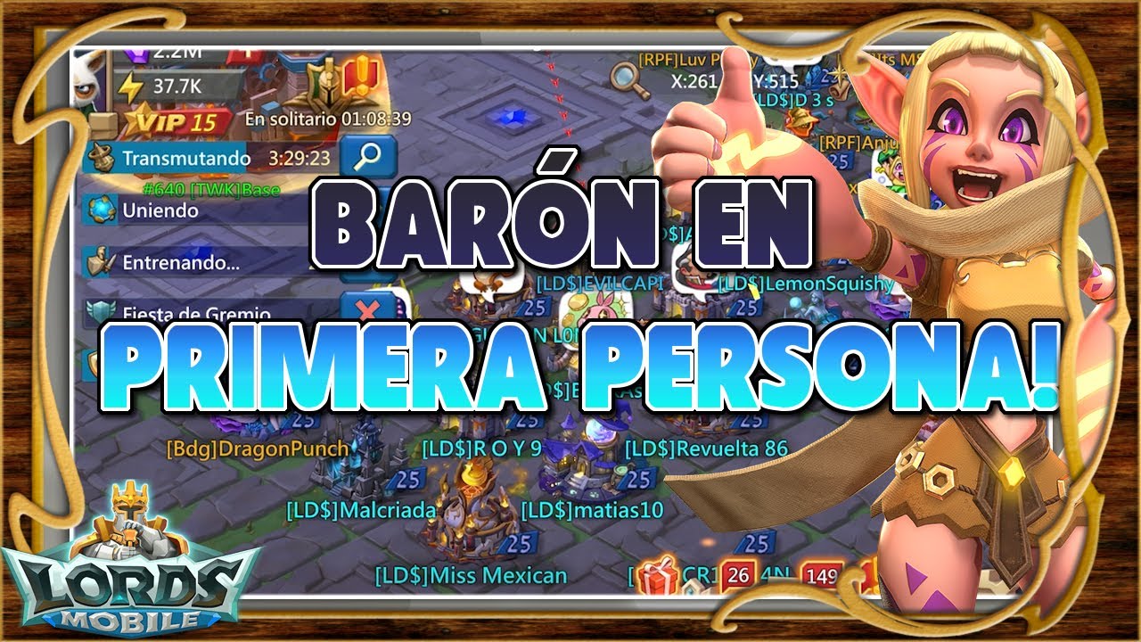 Todo lo que hizo un rally lead hispano para conseguir Barón! POV de EvilCapi! - Lords Mobile ES