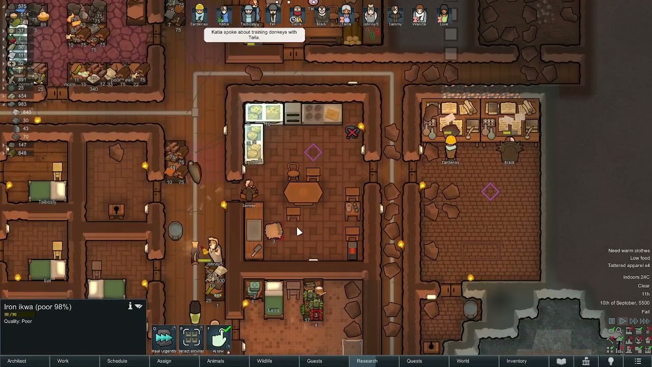 Plumbing maybe, silver theft or both   Rimworld modded