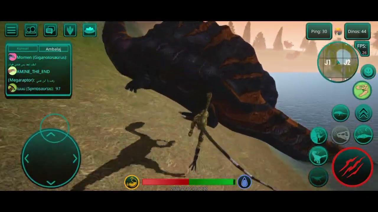 Değişik dino ile oynadım #dinosaur #jurassicworld #keşfet #games #thecursedisle #gaming #game