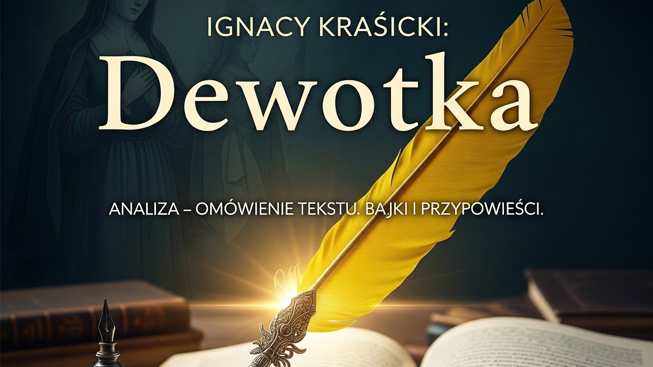 Ignacy Krasicki - Dewotka. Analiza - Om&oacute;wienie tekstu. Bajki i Przypowieści.