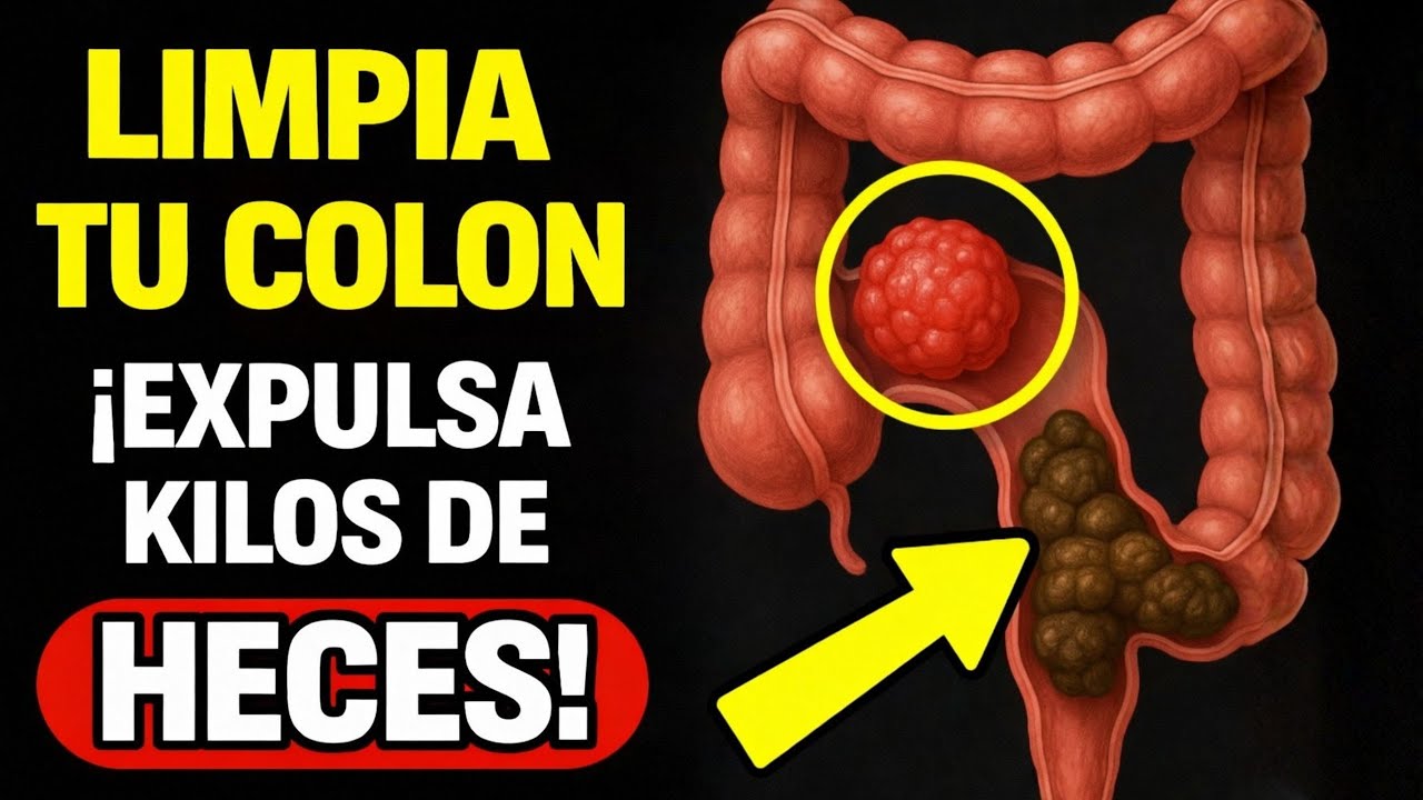 Limpia el COLON y Expulsa KILOS de HECES, gases y pedos de tu Intestino