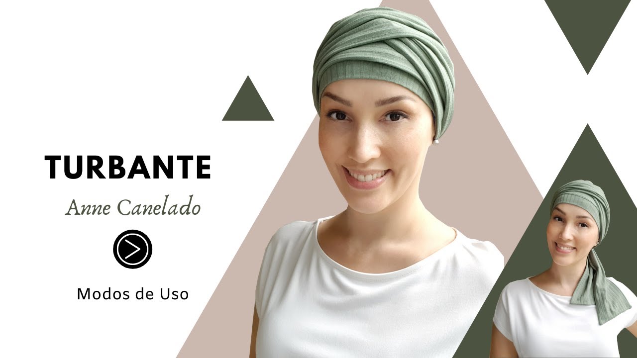 Turbante Feminino com Faixa Anne - op&ccedil;&otilde;es de uso