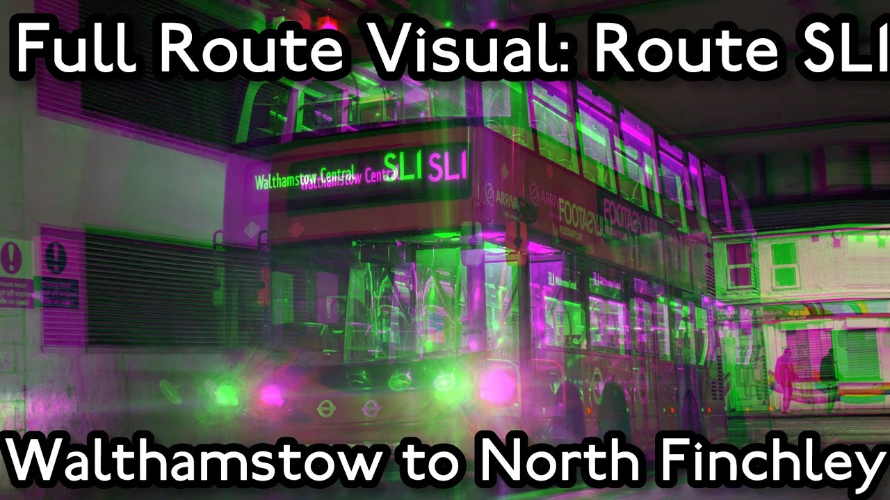 FRV | SL1: Walthamstow to North Finchley Bus Stations | Arriva North HA5 (LK65BZB)