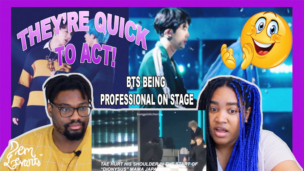 BTS Being Professional on Stage| REACTION