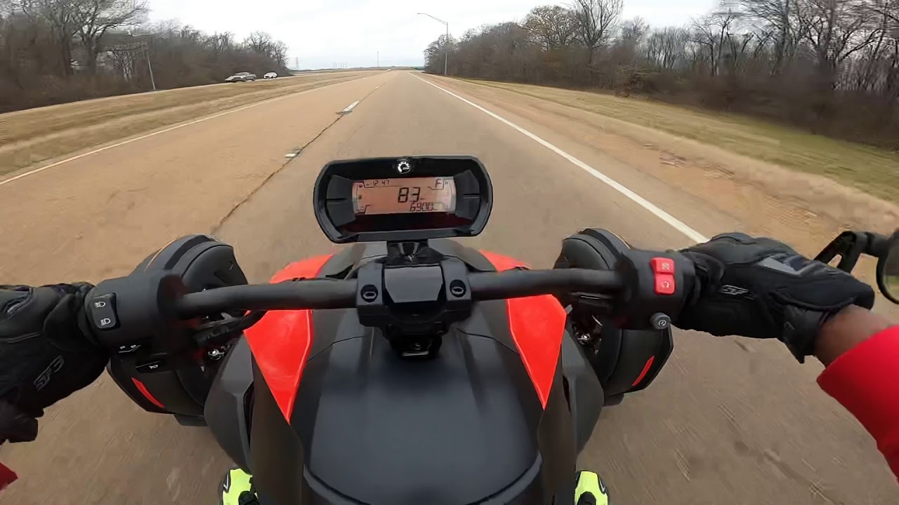 Can Am Ryker 600 does well on a HighWay