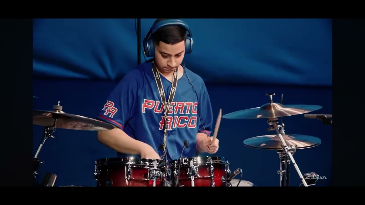 Jahdiel Aviles - US Zildjian young drummer of the year 2025 finalists.
