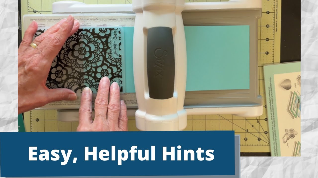 Tips for Using the Big Shot for Embossing and Die Cutting