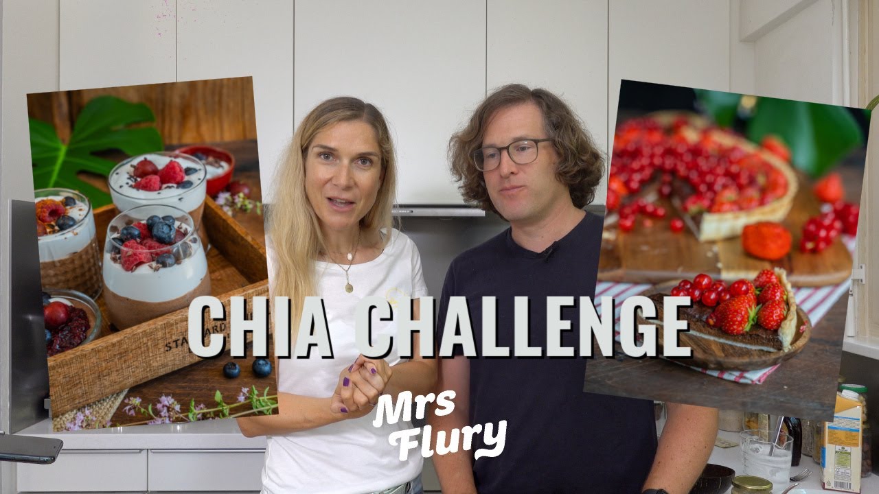 Chia Challenge - Chia Schokopudding vs. Chia-Schoko-Tarte gesund, vegan, zuckerfrei