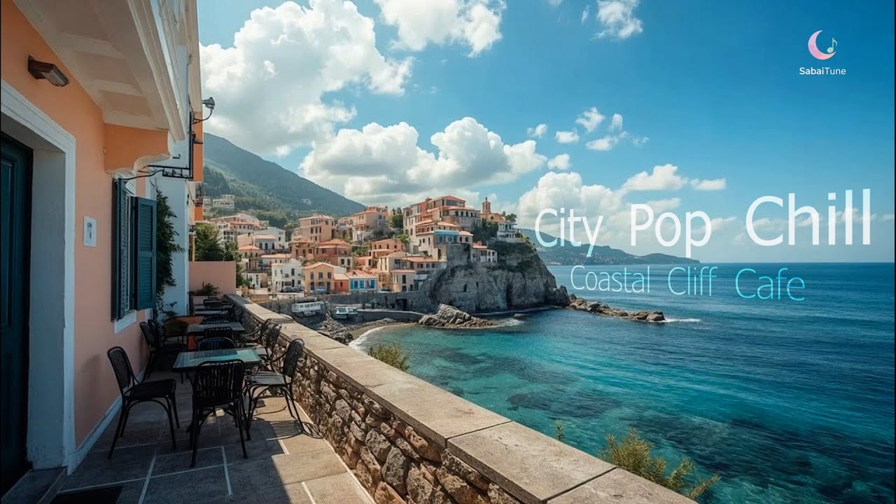 Coastal Cliff Caf&eacute; 🌊 City Pop Chill K-Pop Girl Group Mix | 1 Hour