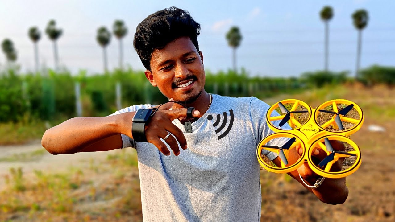 கை அசைத்தால் Drone பறக்கும்! 😳| Motion Control Drone | Vijay Ideas