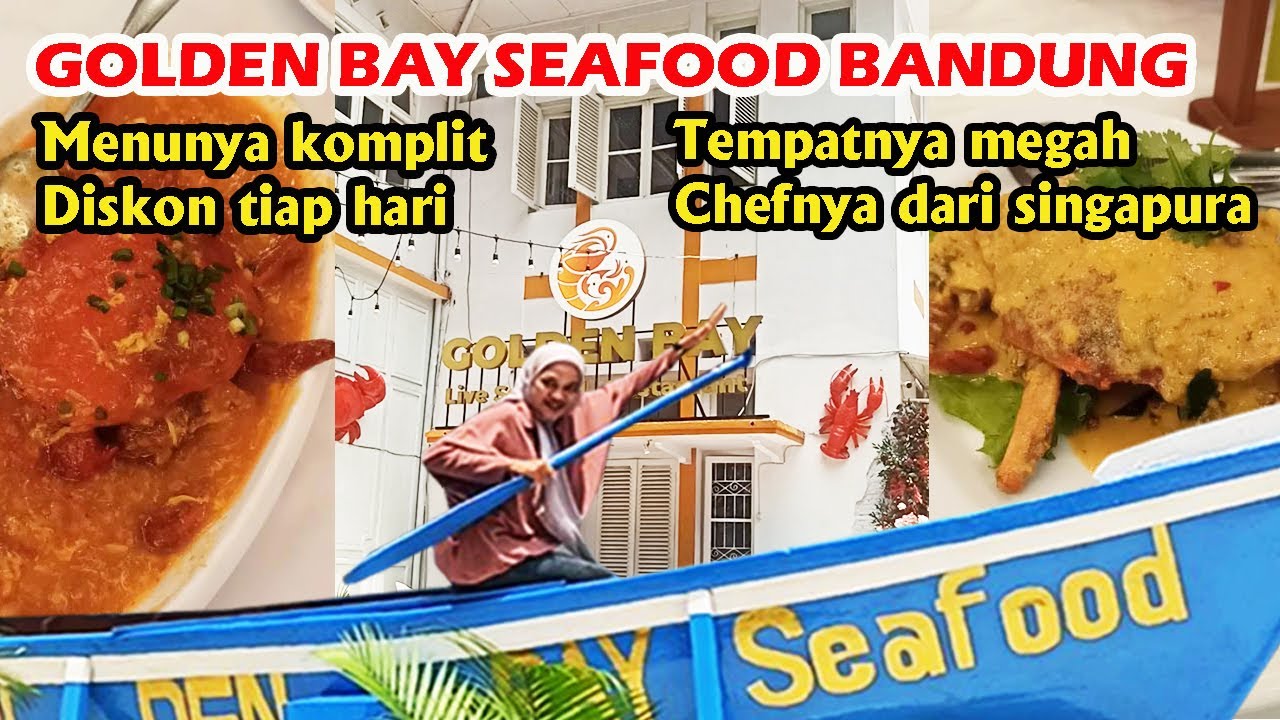 RAJANYA SEAFOOD DI BANDUNG❓ REVIEW GOLDEN BAY LIVE SEAFOOD RESTAURANT‼️
