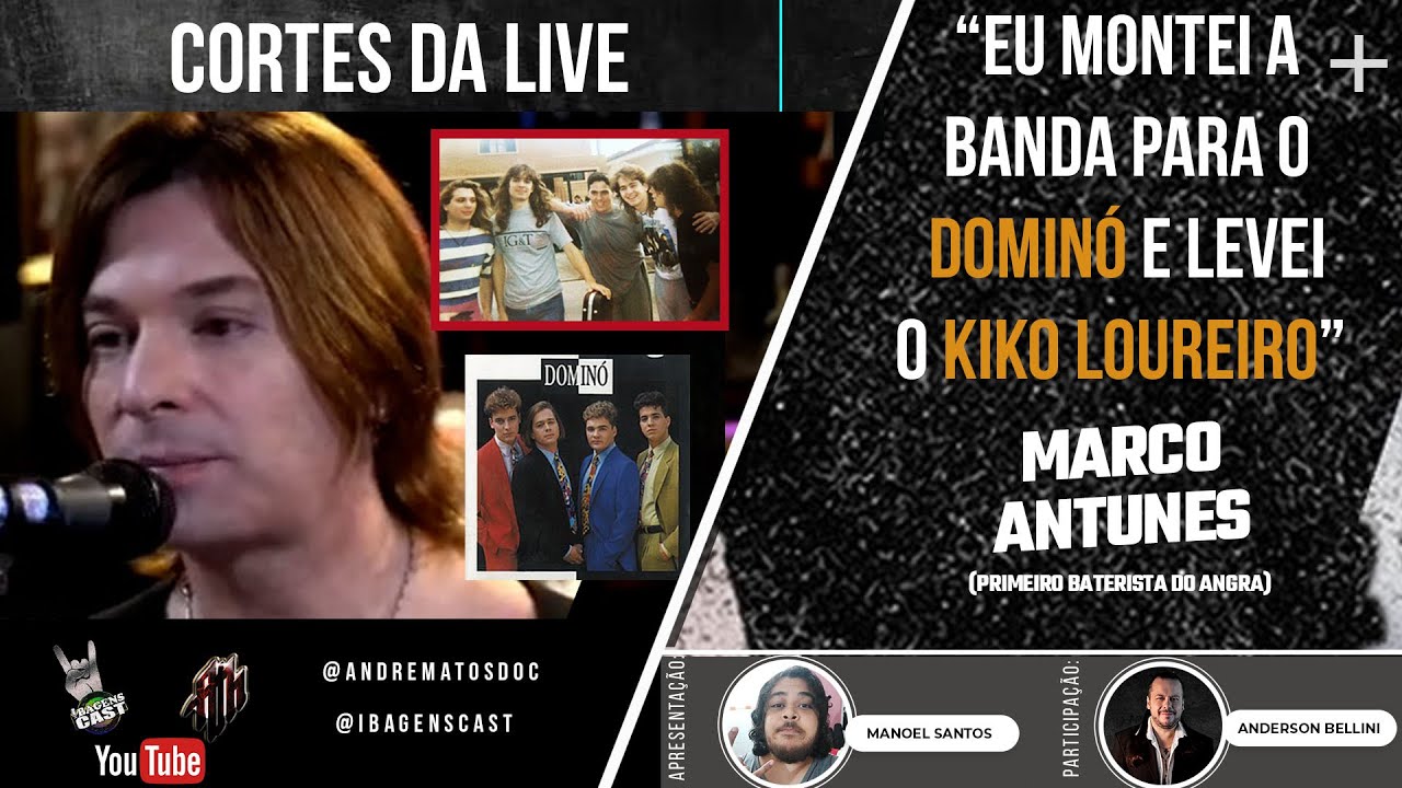 CORTE DA LIVE: MARCO ANTUNES E KIKO LOUREIRO NO DOMINÓ