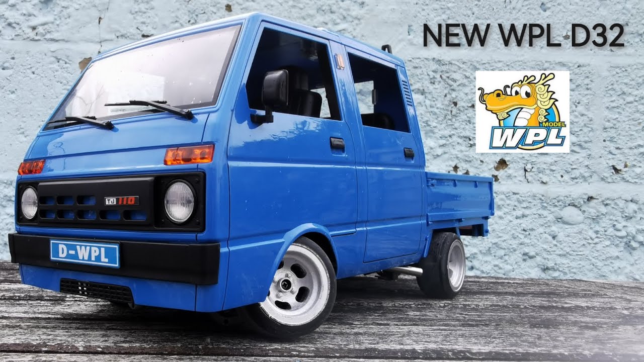 New WPL D32 - Tianjin Dafa Daihatsu HiJet Double Cab - Five Steps to a Slammed Drift Truck. #wplD32