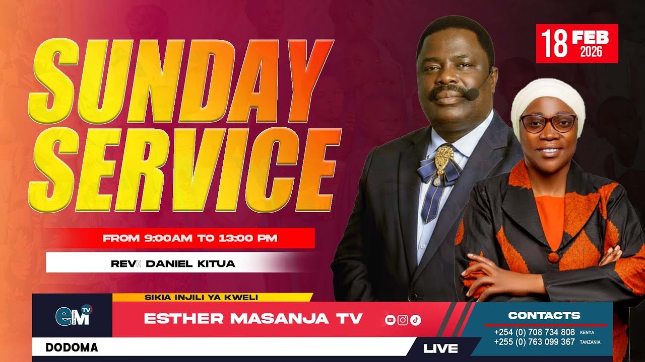🔴LIVE : SUNDAY SERVICE | WITH REV, DANIEL KITUA | FEB 1