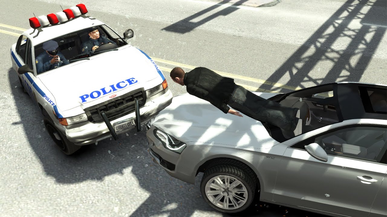 No Seatbelt Car Crashes Ep.10 - GTA 4 (Euphoria Ragdolls)
