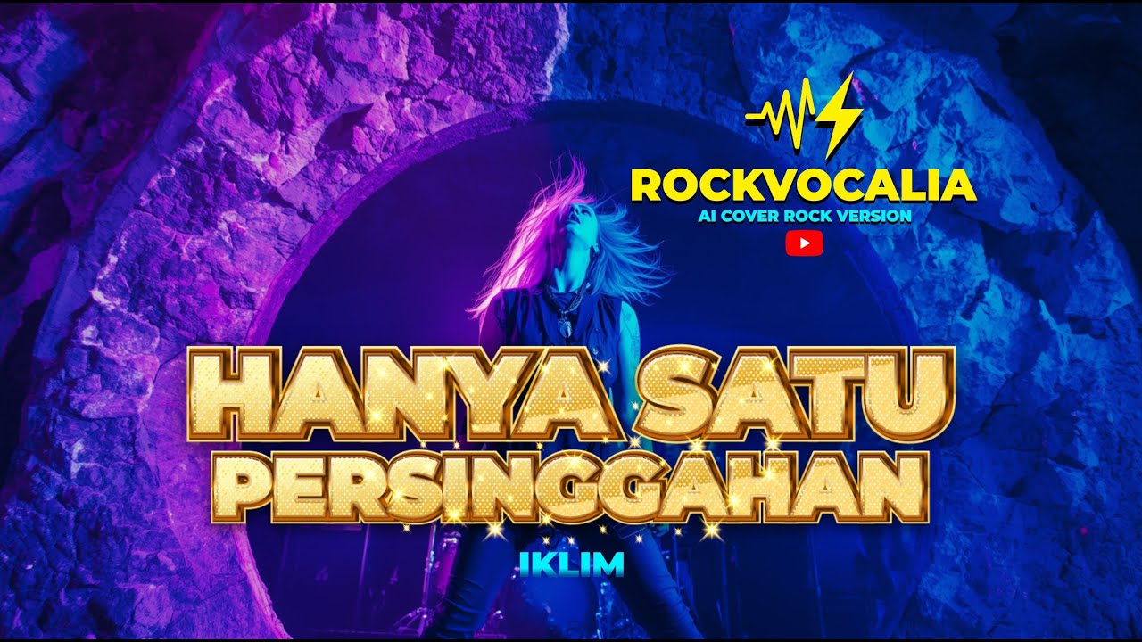 Hanya Satu Persinggahan - Iklim(Saleem) | AI Cover Rock Version by RockVocalia