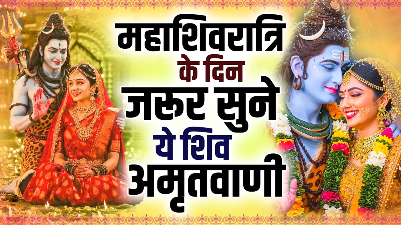 महाशिवरात्रि के दिन जरूर सुने ये शिव अमृतवाणी,जरूर सुने ~ Mahashivratri Special New Shiv Bhajan 2026