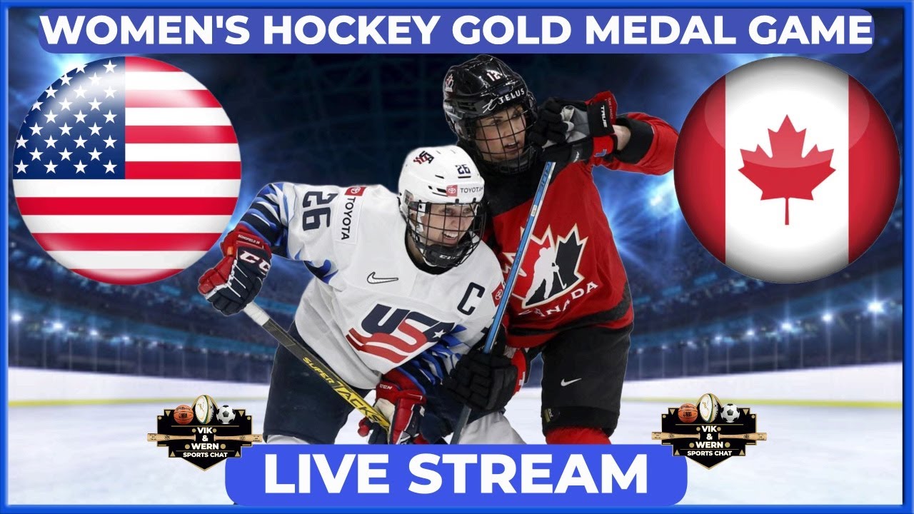The Ultimate Hockey Final as the USA vs. Canada in the Olympic Gold Game!