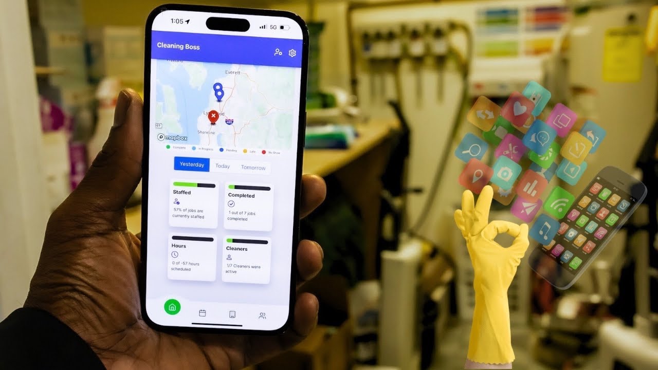 How I run my commercial cleaning business with 3 only apps