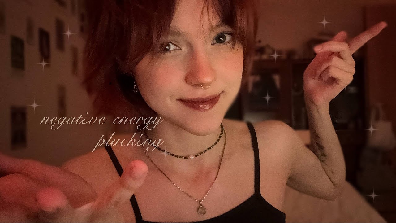 ꒰ lofi asmr ꒱ negative energy plucking // retrocore ✩₊˚.⋆☾⋆⁺₊✧  