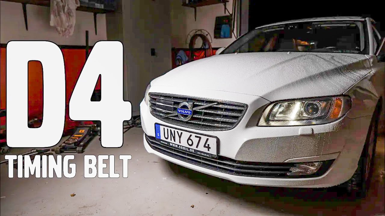 Volvo V70 D4 AWD (2015) || Замена ремня ГРМ