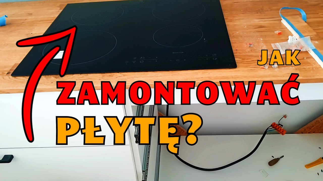 ►Jak samemu zamontować i podpiąć płytę indukcyjną? Płyta indukcyjna podłączenie! Dom za 100 tys 341