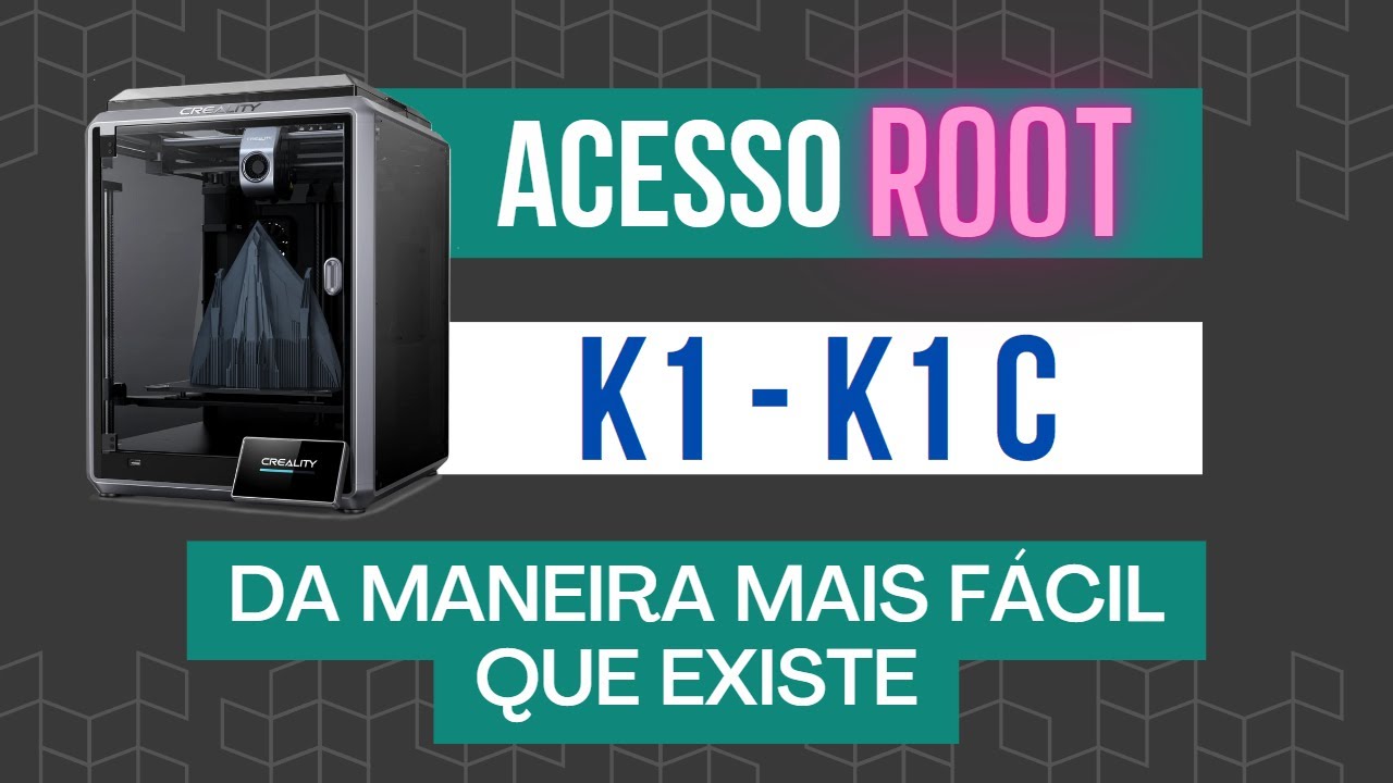 Acesso Root Creality K1 da maneira mais fácil