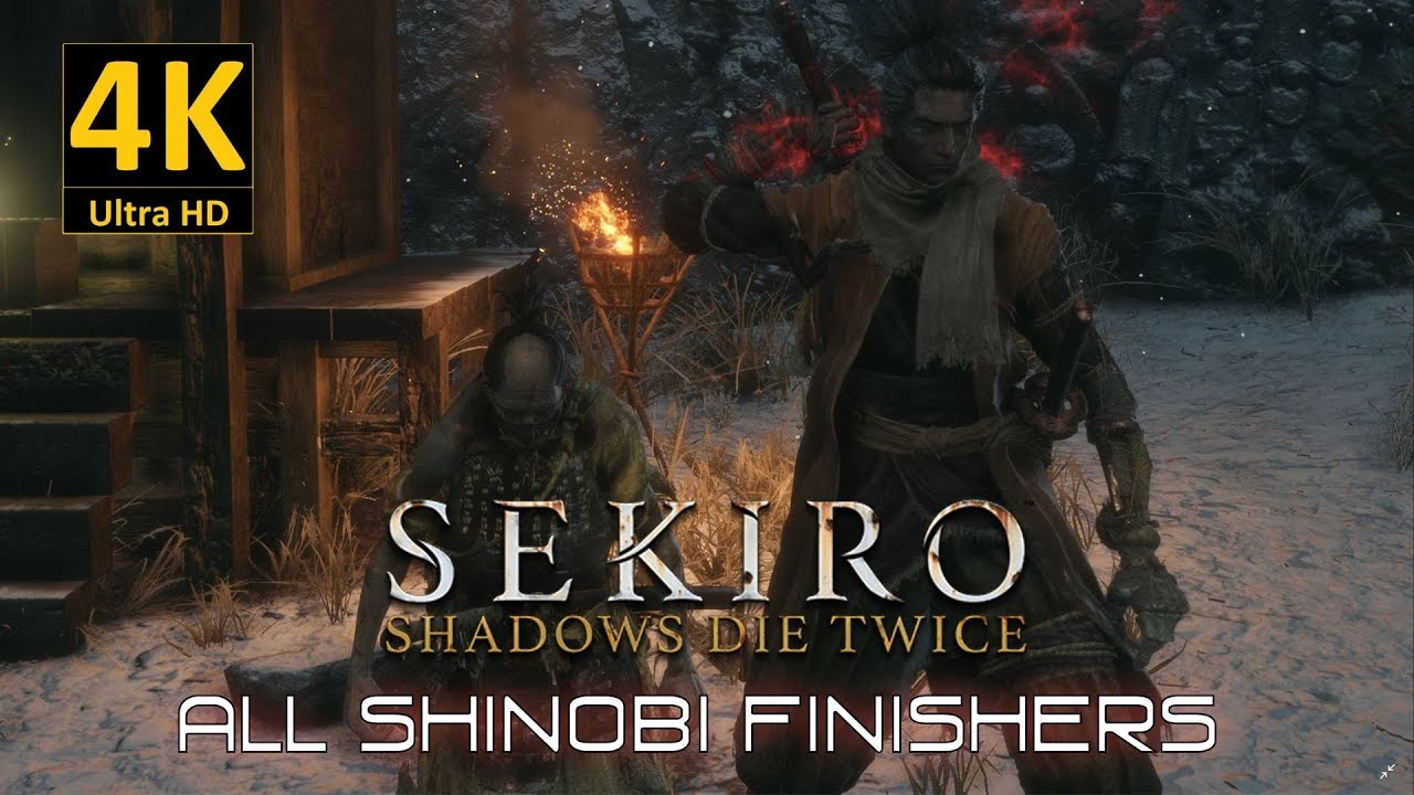 All Shinobi Executions / Finishers - SEKIRO: Shadows Die Twice『4K - 60 Fps』
