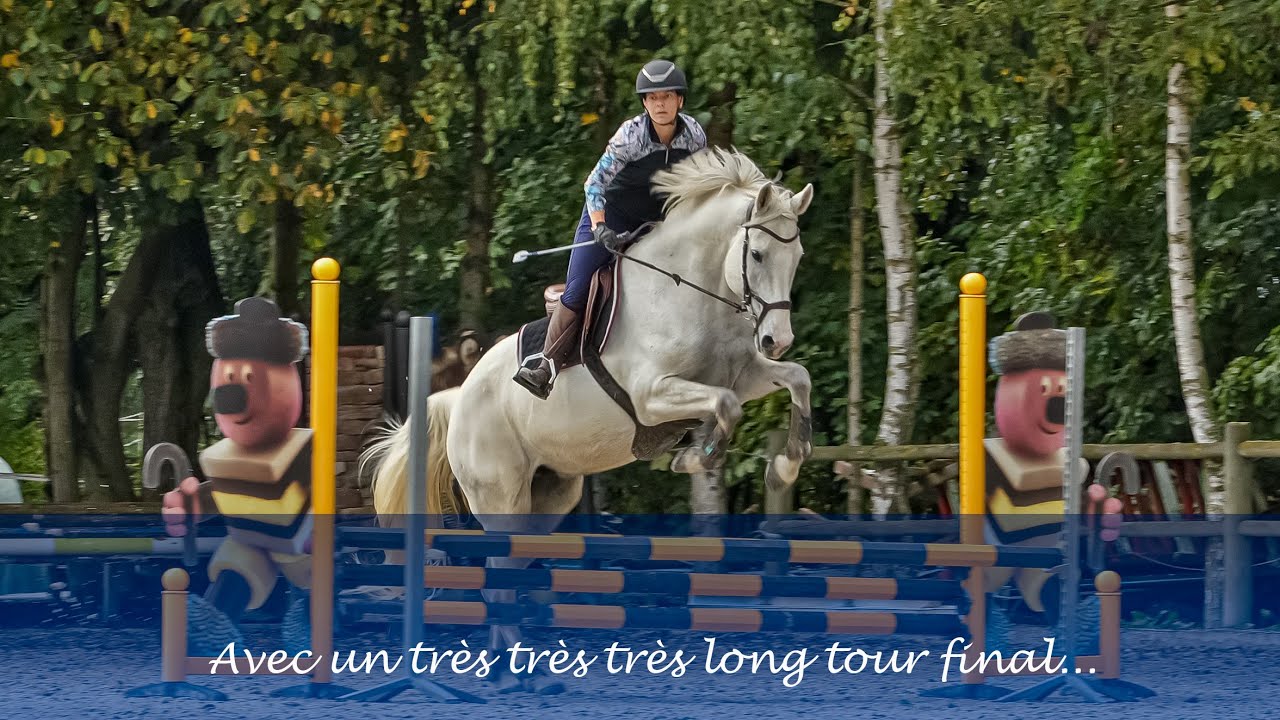Sarix : extraits du cours de saut du 15 octobre 2024 avec un looooong tour final !