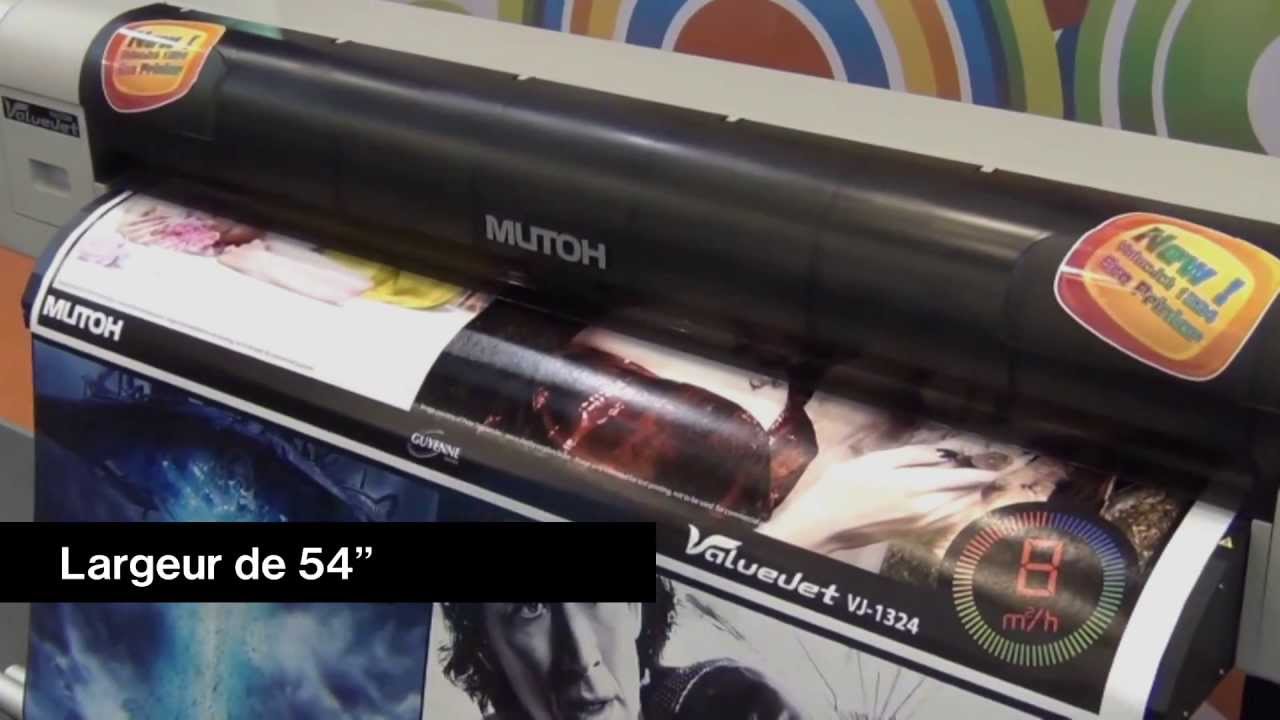 Presentation des Imprimantes Grand format Mutoh de SignMax