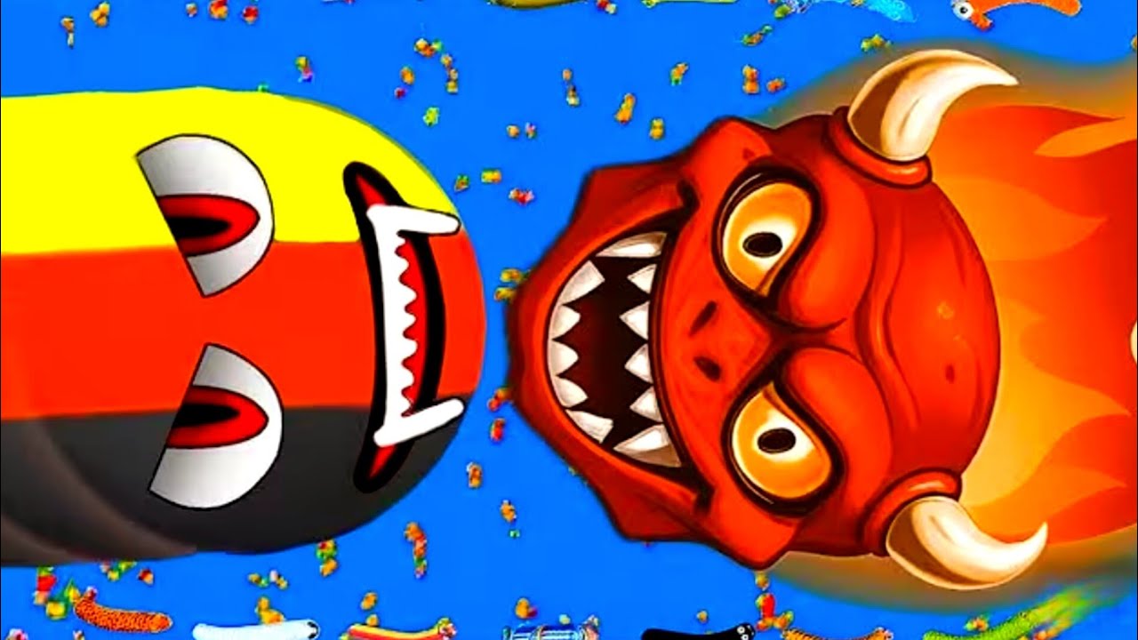 WORMSZONEIO MAGIC GAMEPLAY 🐉🐍☠️ || #wormszone #snakezone 