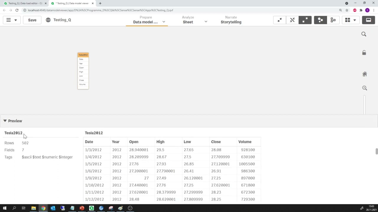 Qlik Sense - Concatenate