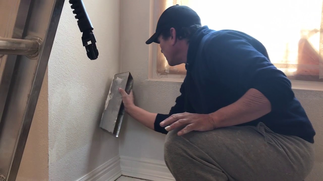 Drywall Patching How to Match Knockdown Texture the Easy Way