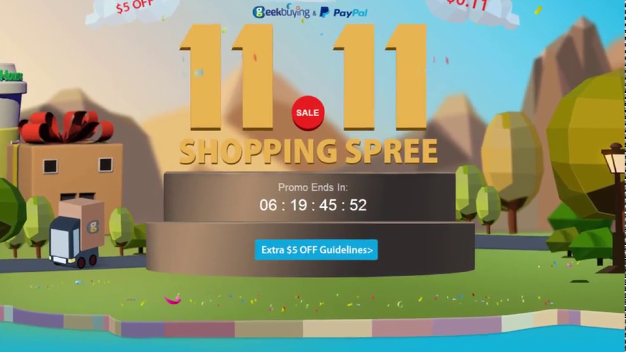 GeekBuying's Double Eleven Sale is here!