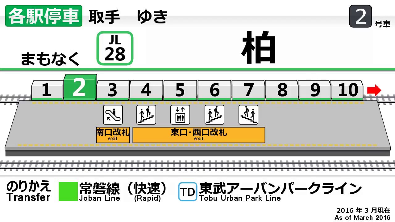 【ほぼBVE対応･最新版】 常磐緩行線･取手行き 車内放送