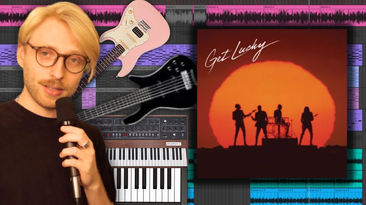 Regravei 'Get Lucky' sozinho e foi mais difícil do que eu imaginava (Daft Punk)
