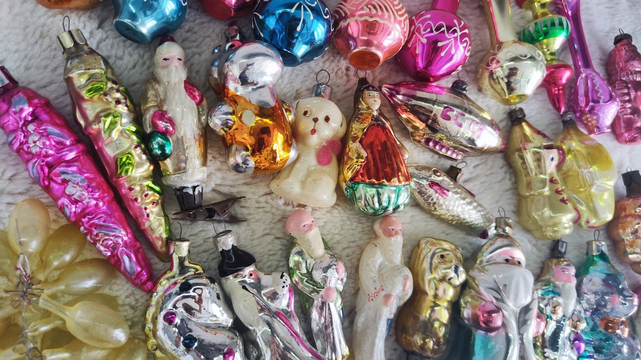 20. Распаковка. СОВЕТСКИЕ ёлочные игрушки.