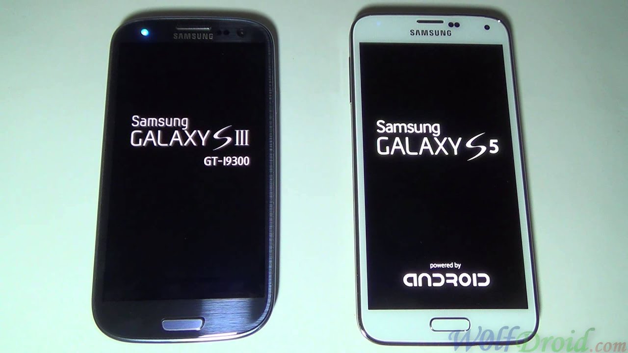 Samsung Galaxy S5 Vs Samsung Galaxy S3 Restart Time