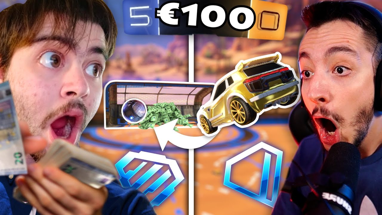 Δίνω €20 σε YOUTUBERS κάθε φορά που βάζουν ΓΚΟΛ | Rocket League CHALLENGE