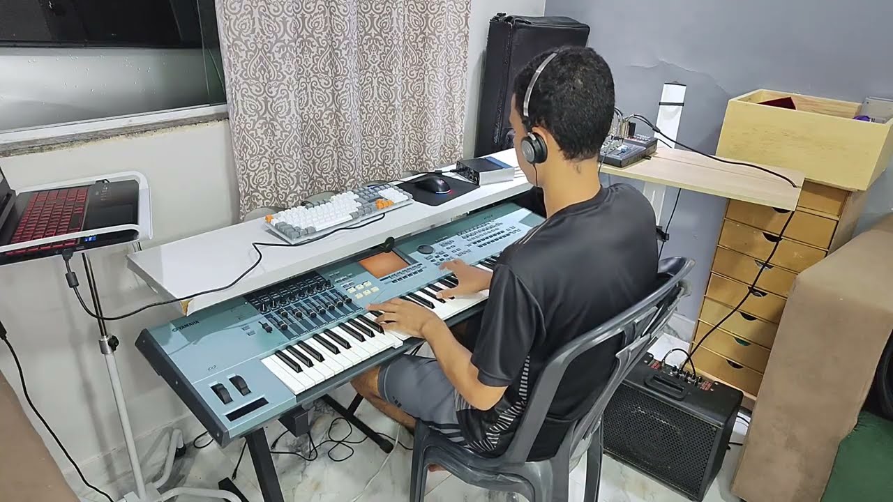 Jesus tá Lá - Melhor Amigo / o que Seria de Mim - Piano / Teclado Cover 4K _60 FPS
