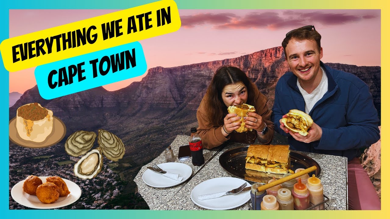 Everything we ate in CAPE TOWN South Africa