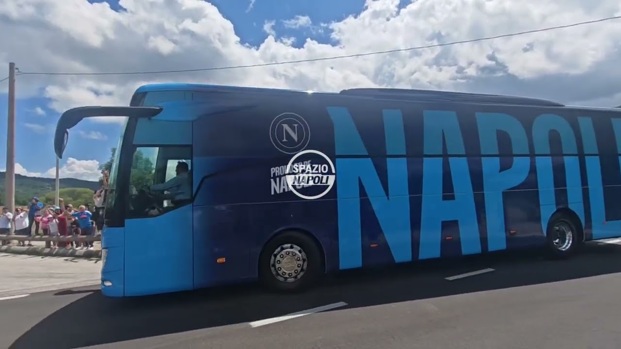 NAPOLI ARRIVATO A CASTEL DI SANGRO | Le immagini degli azzurri in RITIRO
