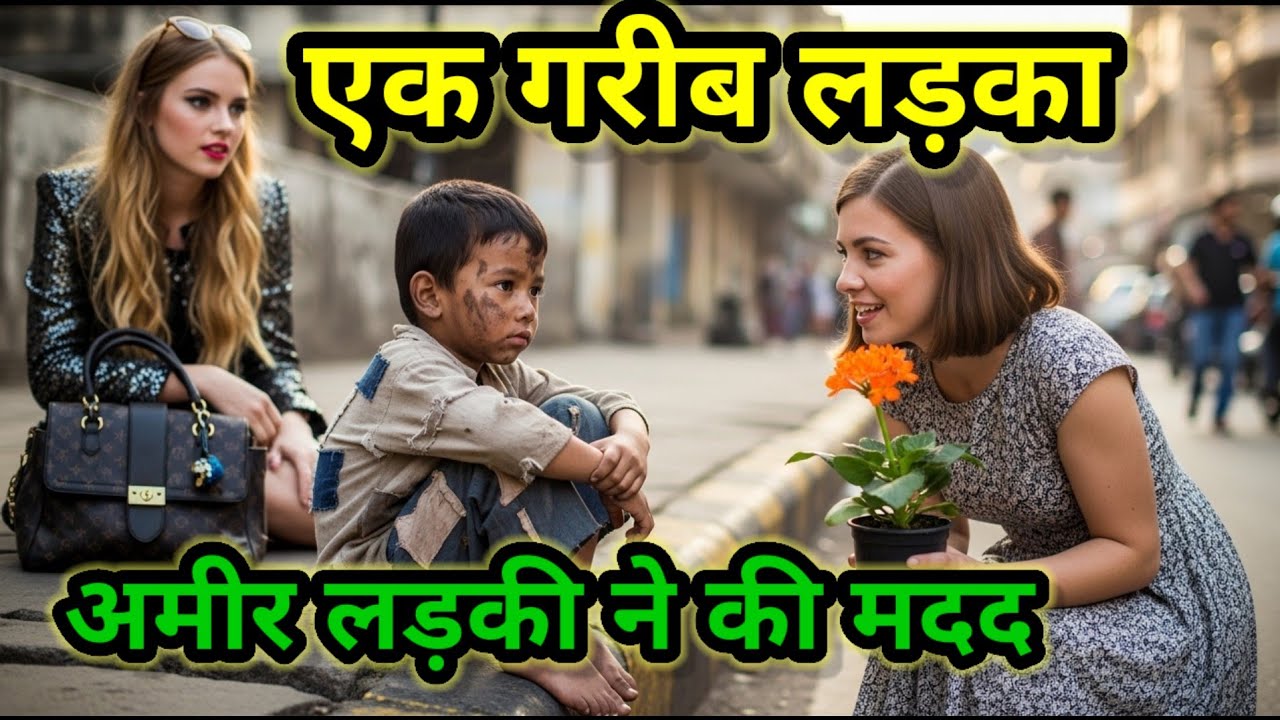 गरीब लड़का ठंड और भूख से तड़प रहा था एक अमीर लडकी ने की लड़के की मदद Motivational story 
