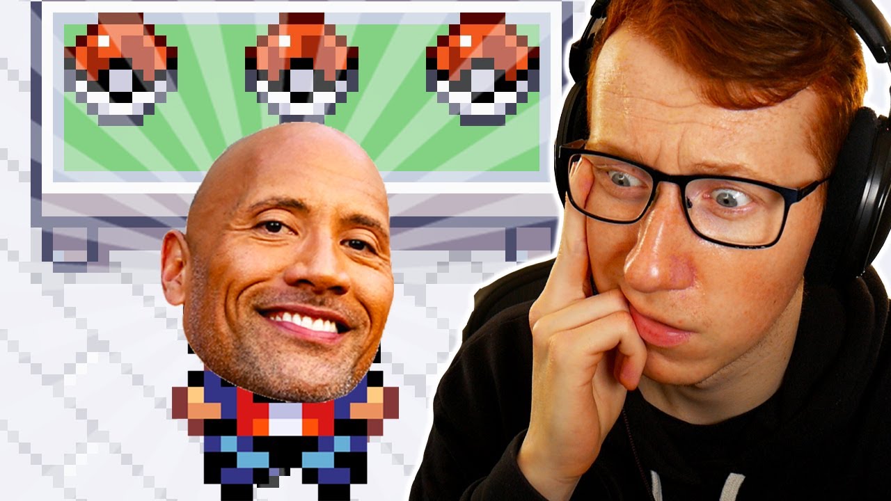 I played Pokemon as The Rock